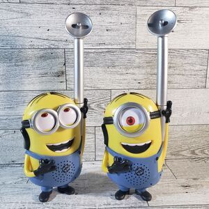 Minions Minion Eye-Conic FRS 2 Way Radios Walkie Talkies EUC Fun for 2 Kids